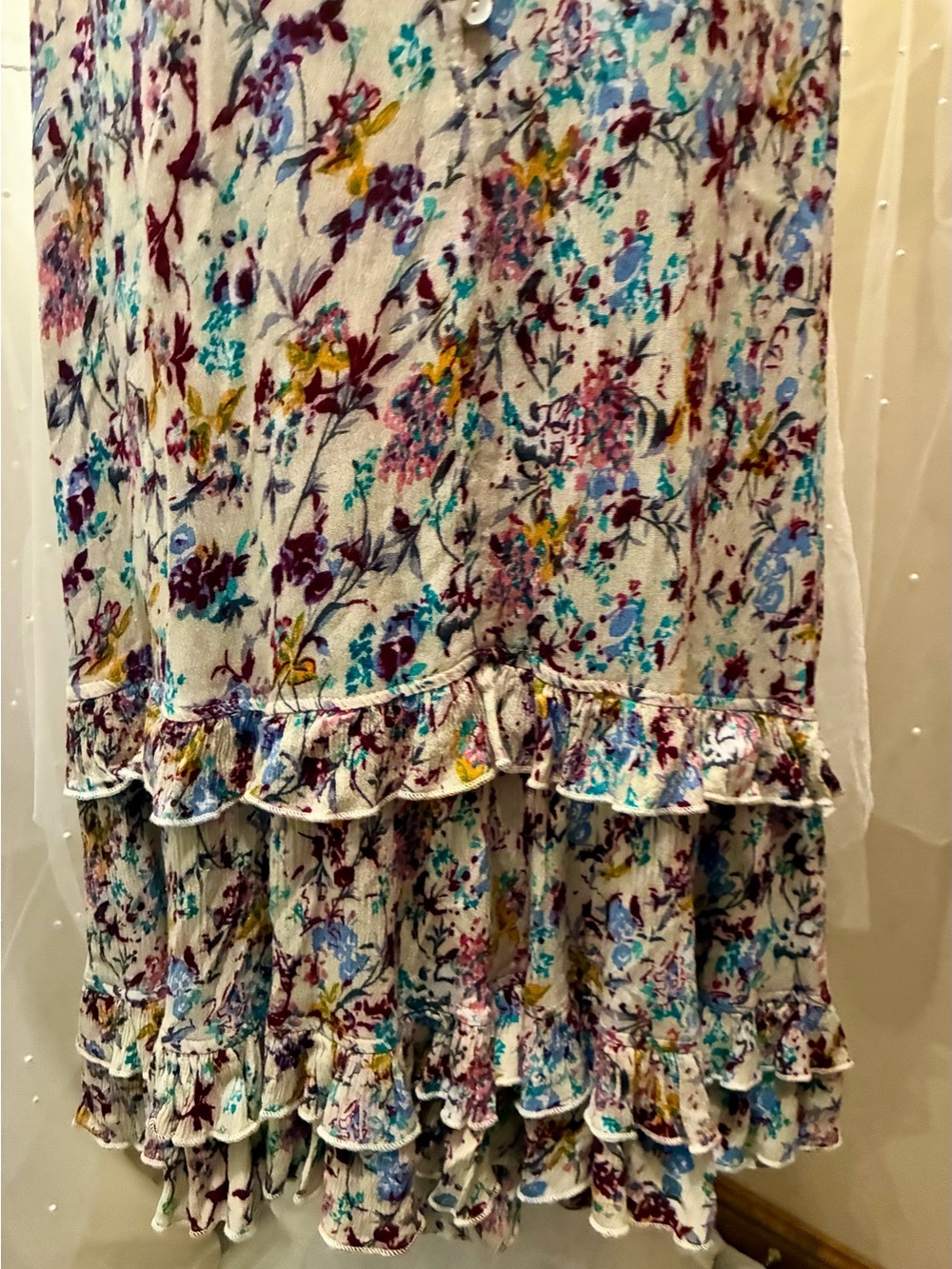 Love Floral Ruffled Sleeveless Mini Dress - Picture 5 of 7